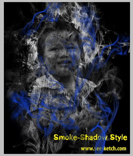 เทคนิคแต่งภาพ Shadow Smoke Style